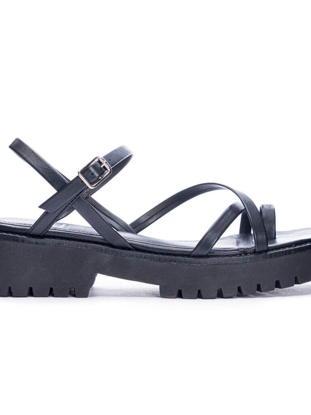 Dirty Laundry Rhoni Chunky Black Sandal